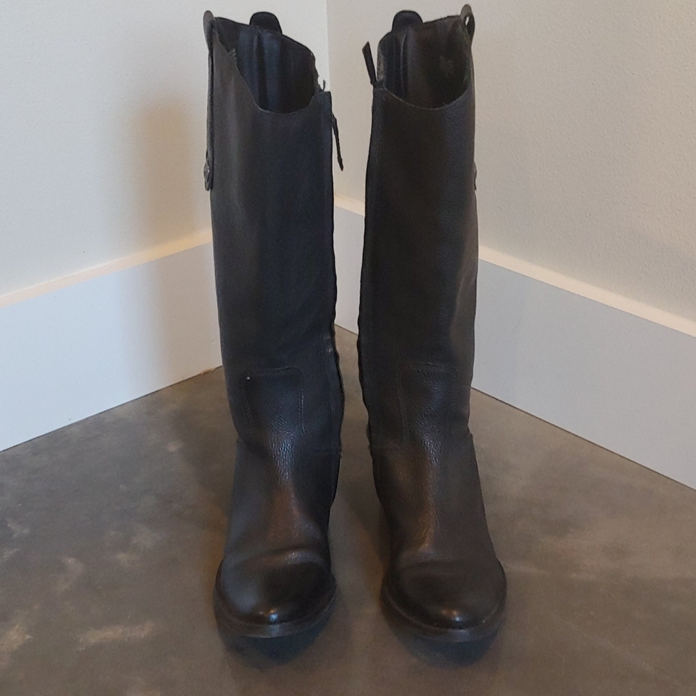 Matisse sargent black leather boots